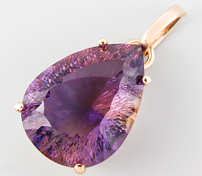 Золото Кулон с аметрином