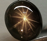 Звездчатый сапфир 4,58 карат! 12-лучевая звезда