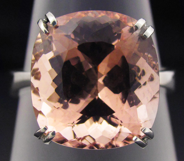 Серебро 925 Кольцо с морганитом