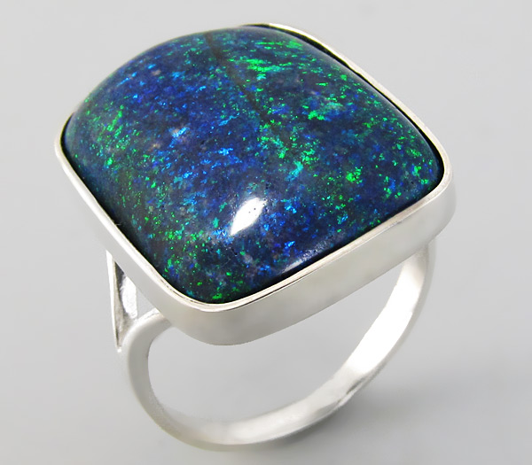 Серебро 925 Кольцо с австралийский опалом