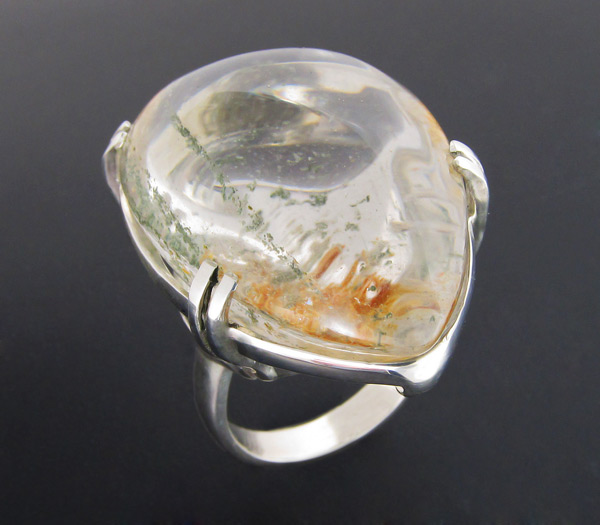 Серебро 925 Кольцо с рутиловым кварцем