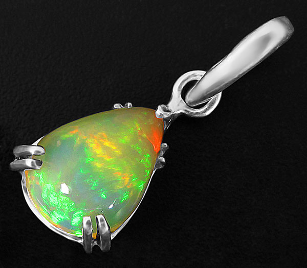 Серебро 925 Кулон с эфиопским опалом