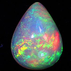 Кулон с эфиопским опалом