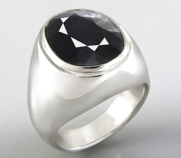 Серебро 925 Кольцо с сапфиром