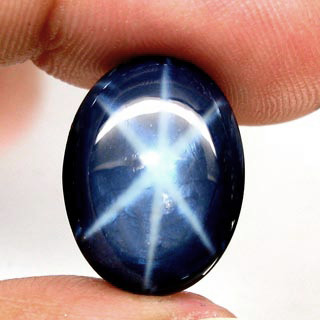 Звездчатый сапфир 15 карат