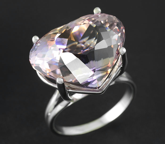 Золото Кольцо c аметрином