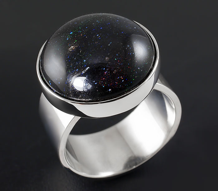 Серебро 925 Кольцо c австралийским болдер опалом