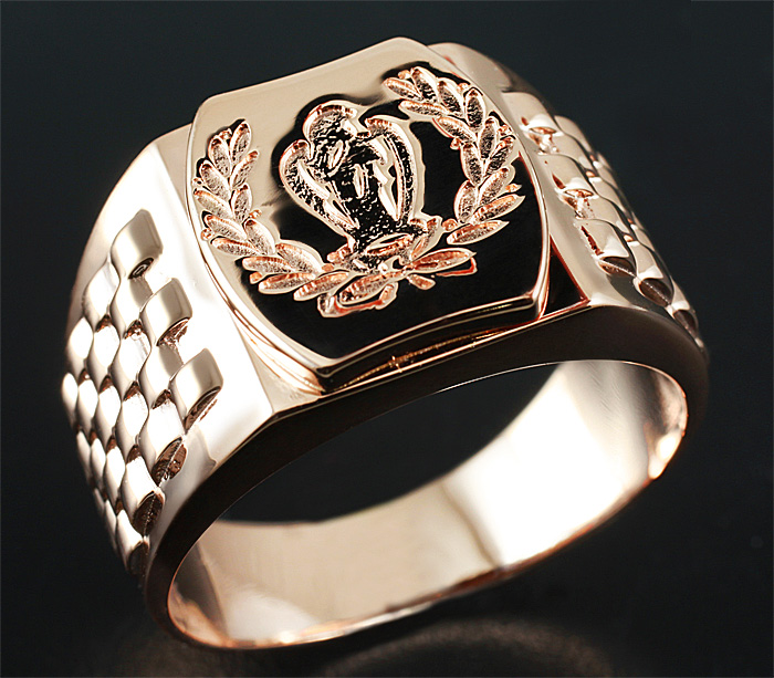 Золото Золотой перстень-печатка