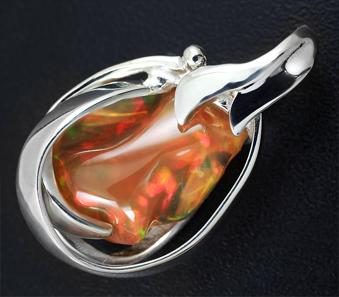 Серебро 925 Кулон с эфиопским опалом