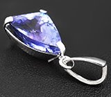 Кулон с танзанитом авторской огранки