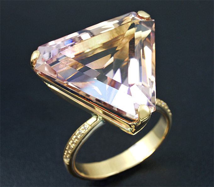 Золото Кольцо с аметрином