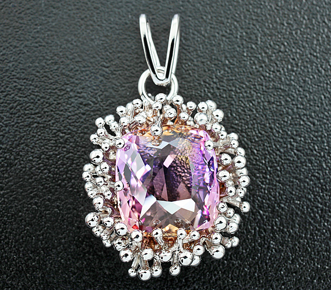 Золото Кулон с аметрином