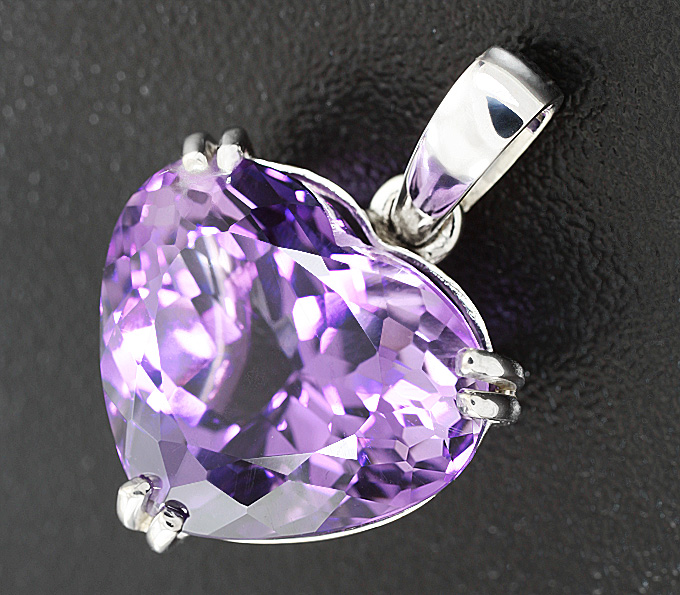 Серебро 925 Кулон с уругвайским аметистом