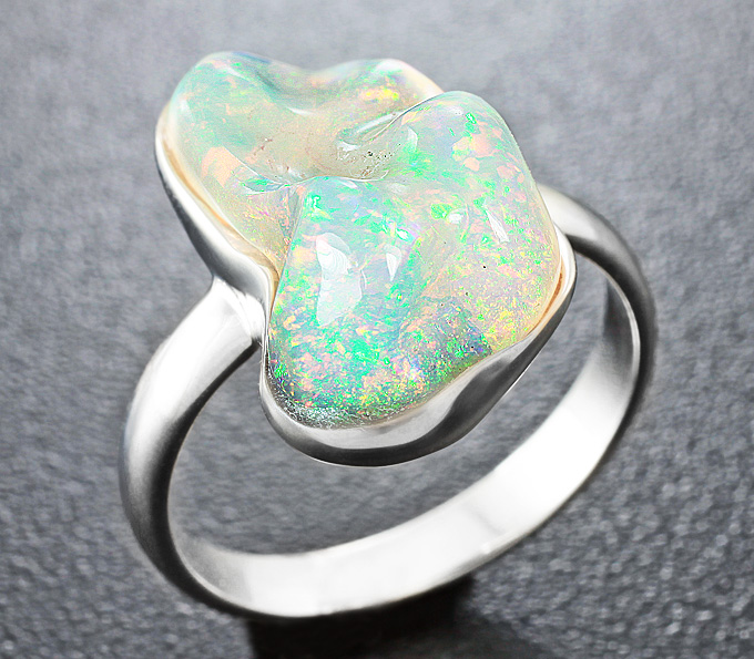 Серебро 925 Кольцо c эфиопским опалом