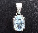 Кулон с аквамарином
