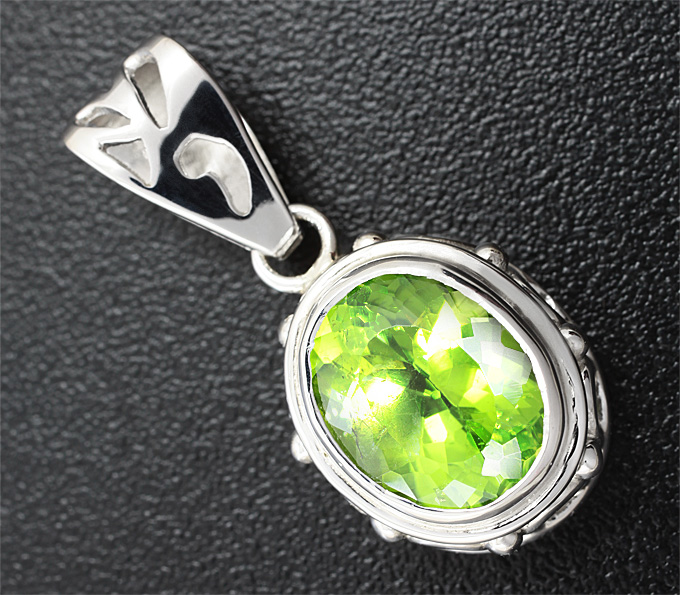 Серебро 925 Кулон с перидотом