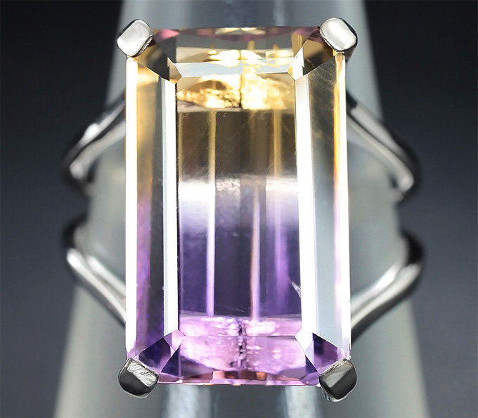 Серебро 925 Кольцо c аметрином