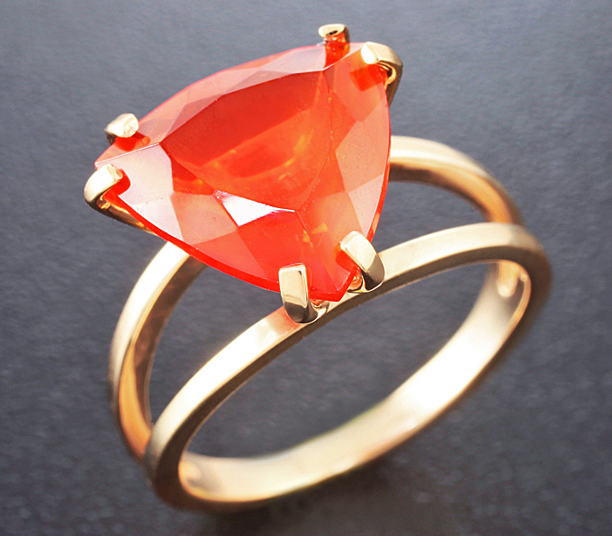 Серебро 925 Кольцо c кристаллическим эфиопским опалом