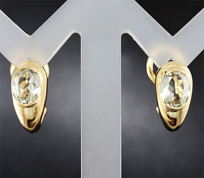 Золото Серьги пробы с диаспорами