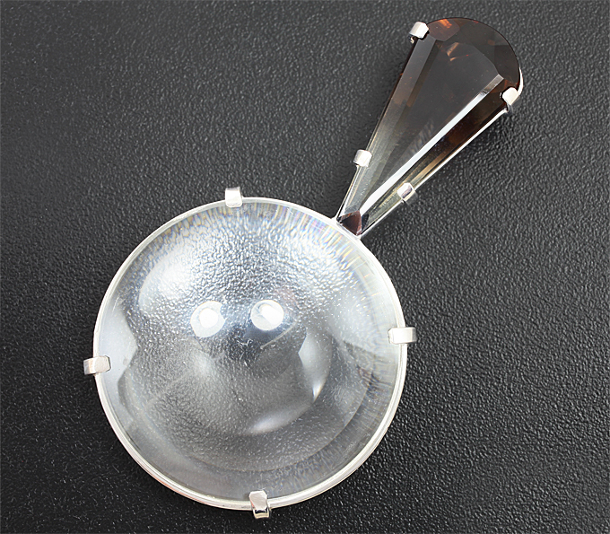 Серебро 925 Кулон с полихромным кварцем авторской огранки