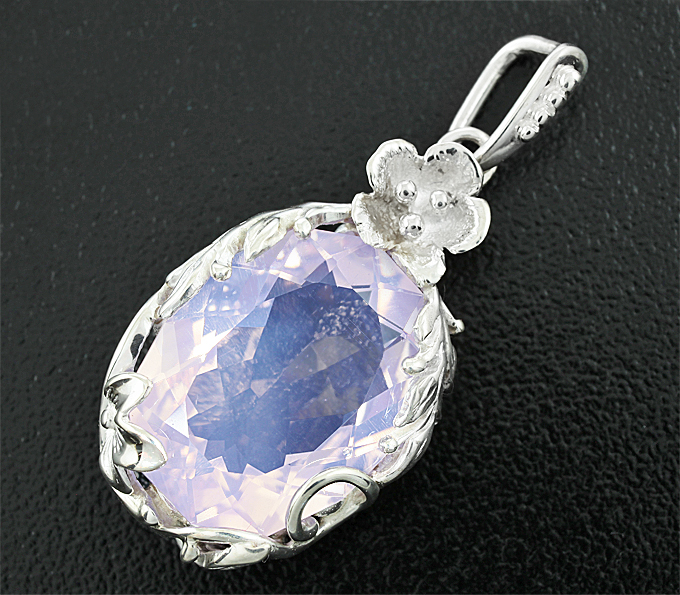 Серебро 925 Кулон с лавандовым аметистом