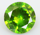 Роскошный «конский хвост»! Уральский демантоид 0,54 карат