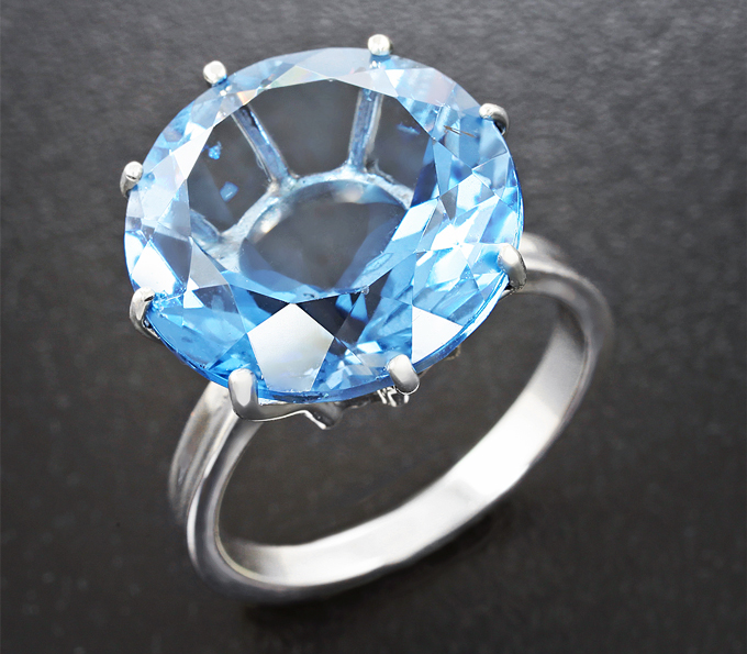 Серебро 925 Кольцо с флюоритом