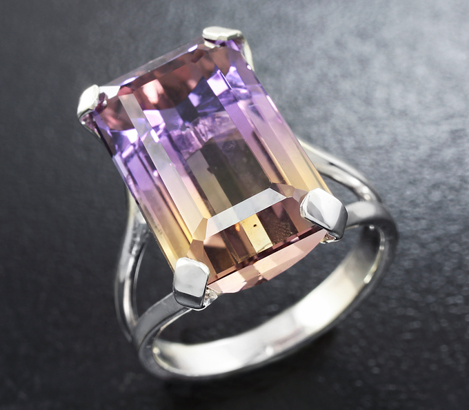 Серебро 925 Кольцо c аметрином