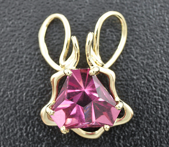 Золото Кулон с умбалитом гранатом