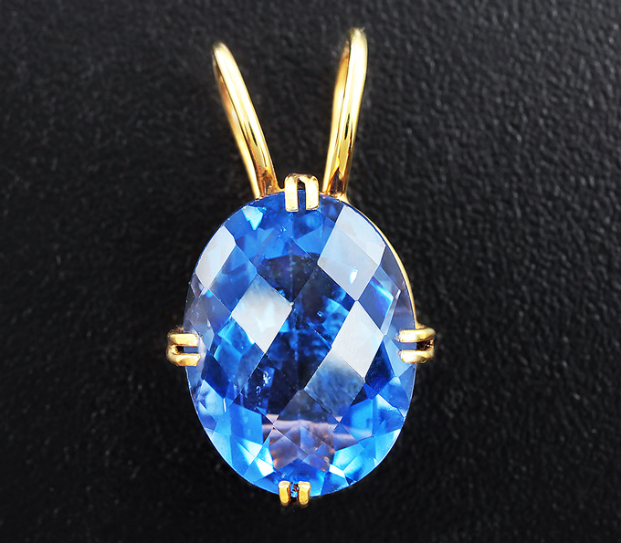 Серебро 925 Кулон с флюоритом