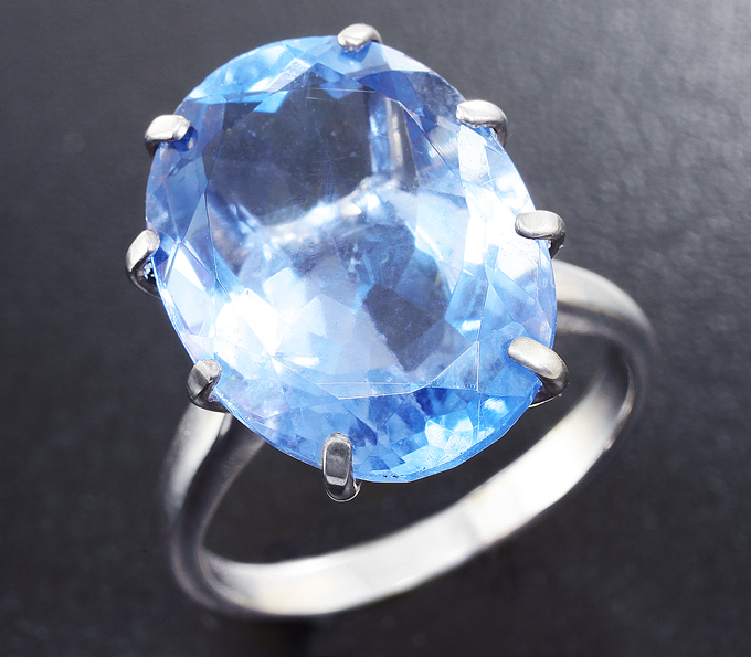 Серебро 925 Кольцо с флюоритом