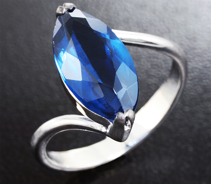 Серебро 925 Кольцо c флюоритом