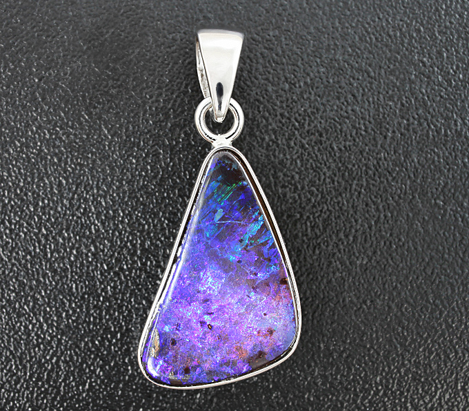 Золото Кулон с австралийским болдер опалом