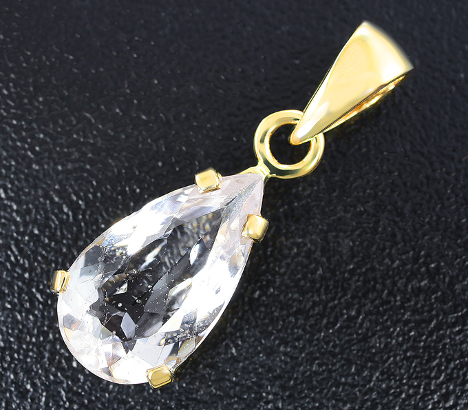 Золото Кулон с морганитом