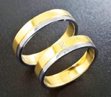 Два кольца c бриллиантами Золото