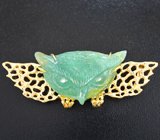 Кулон с резным грандидьеритом Золото