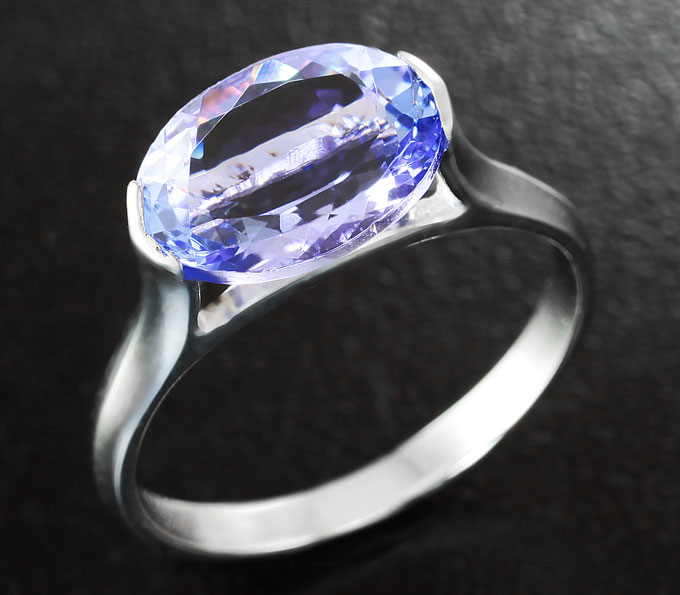 Серебро 925 Кольцо c танзанитом