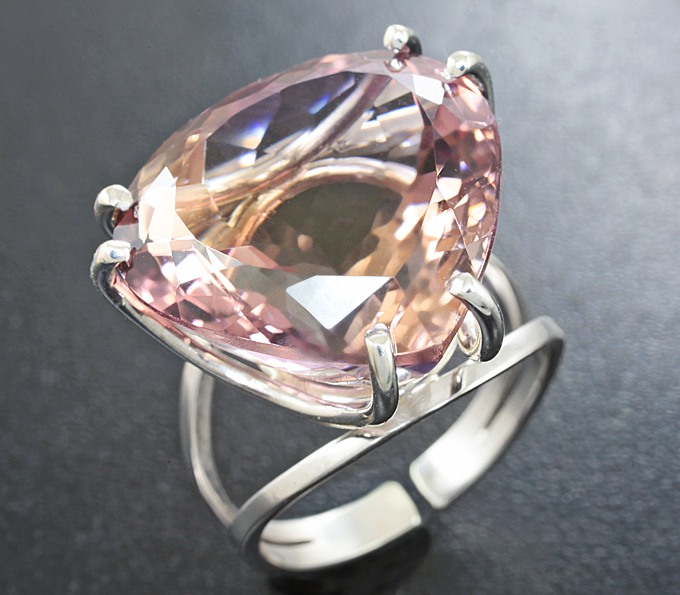 Серебро 925 Кольцо c аметрином