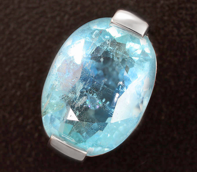 Серебро 925 Кулон с авамарином