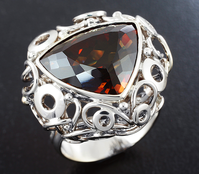 Золото Кольцо с энстатитом