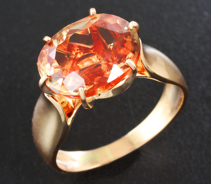 Золото Кольцо с андезином