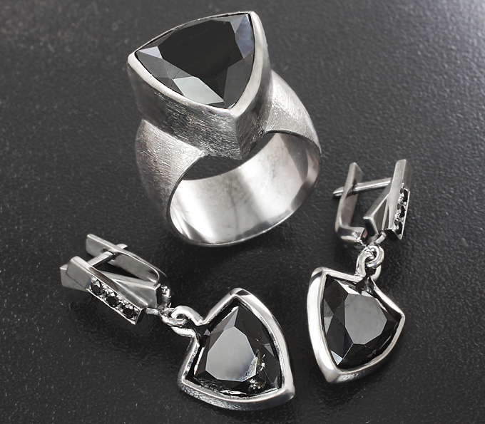 Серебро 925 Комплект с шерлами