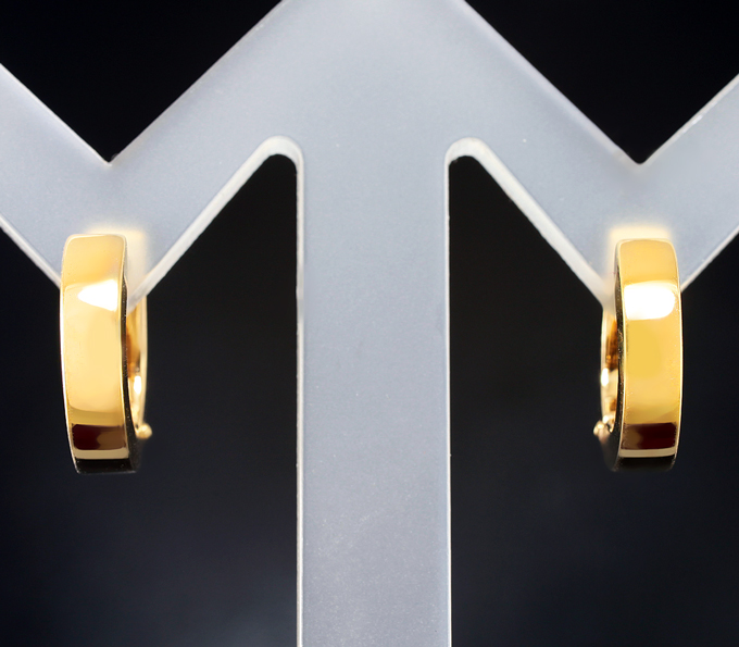 Золото Серьги из желтого золота 750 пробы