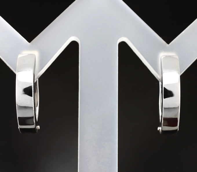 Золото Серьги из белого золота