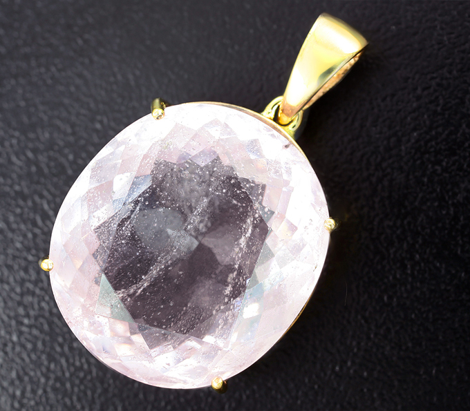 Золото Кулон с морганитом