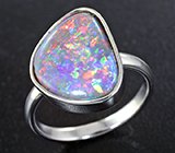 Кольцо с австралийским solid опалом 3,52 карата