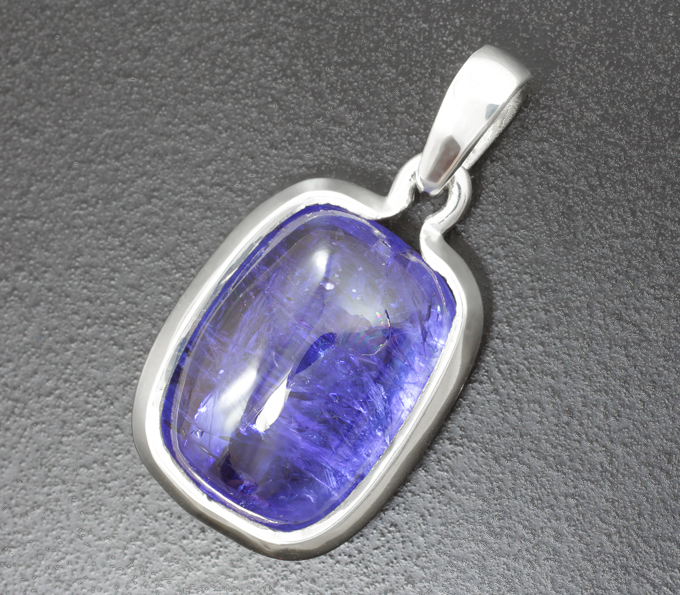 Серебро 925 Кулон с танзанитом 13,11 карата