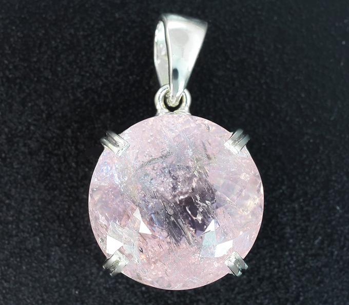 Серебро 925 Кулон с морганитом 13,67 карата