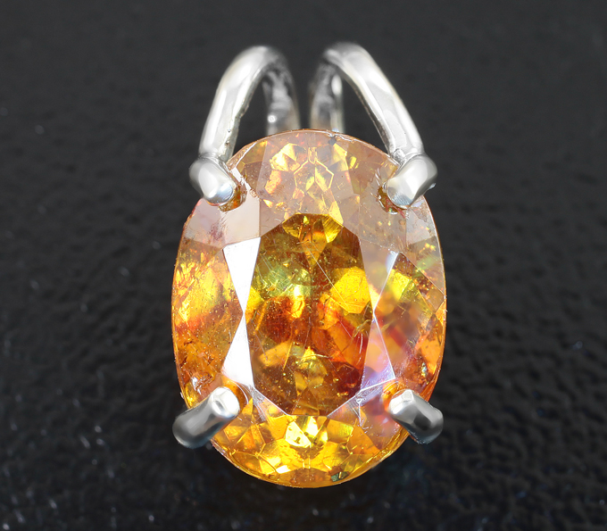 Серебро 925 Кулон со сфалеритом 4,53 карата