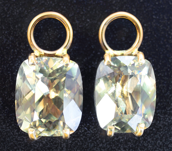 Золото Подвесы с диаспорами 8,6 карата